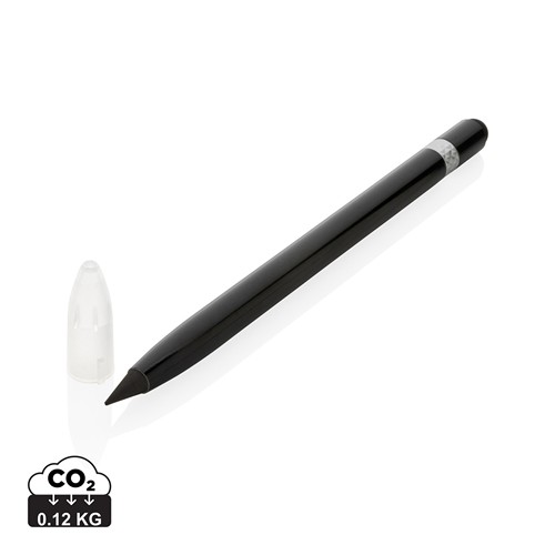 Aluminium inkless pen with eraser