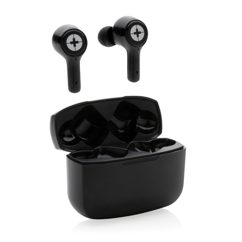 RCS recycled plastic Swiss Peak ANC TWS earbuds RCS recycled plastic Swiss Peak ANC TWS earbuds