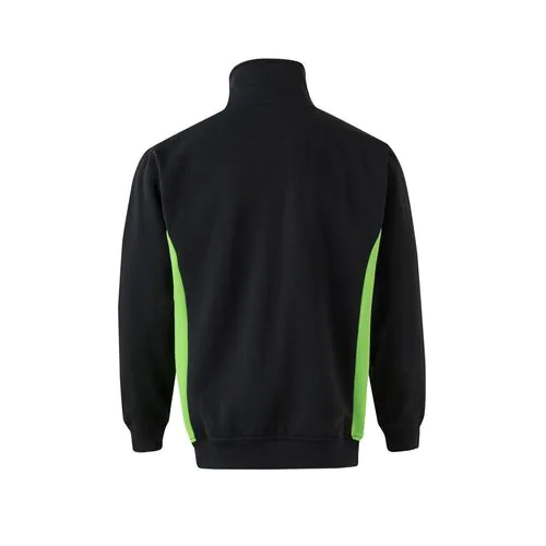 VL SVAROG. Sweat bicolore en éponge (260g/m²), en polyester (65%) et coton (35%)