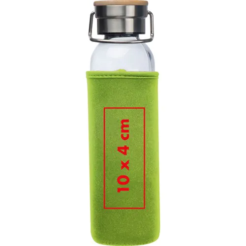 Bouteille en verre avec housse néoprène, 600 ml Bouteille en verre avec housse néoprène, 600 ml