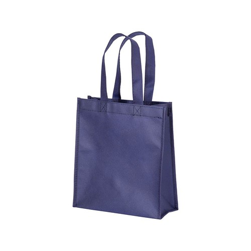 80 g / m2 R-pet mini shopping bag with short handles and gusset