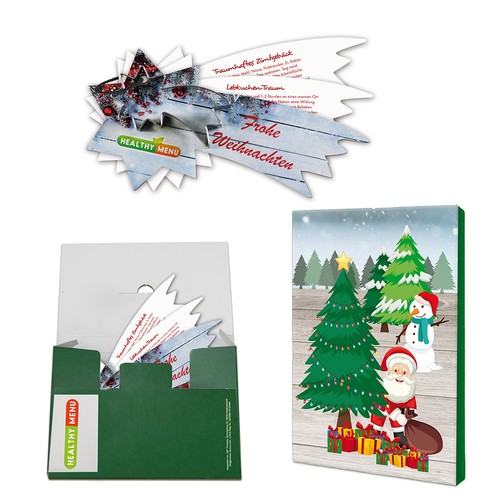 Baking-shape with recipe book comet - in a Christmas packaging (neutral)