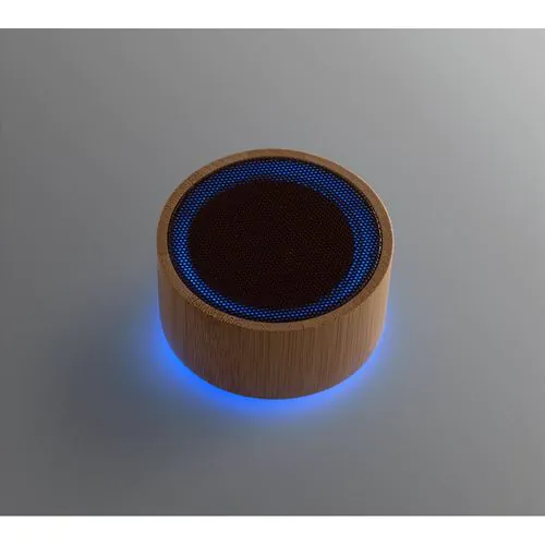 ARBER. Portable 3W speaker with 2h battery life in bamboo and ABS