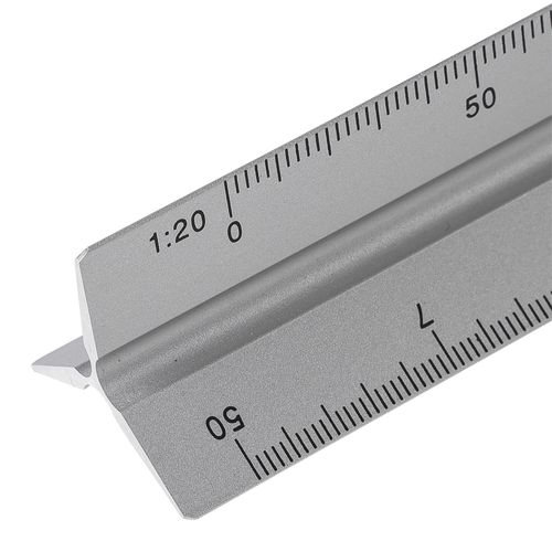 Aluminium 30 cm triangle-shaped ruler Tavi Aluminium 30 cm triangle-shaped ruler Tavi