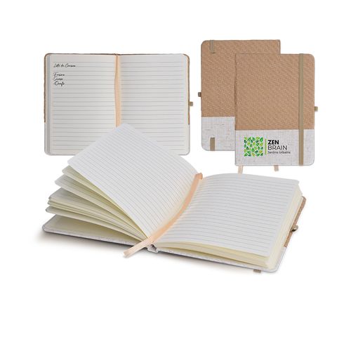 CARNET B6 COUVERTURE COTON ET FIBRES DE BAMBOU CARNET B6 COUVERTURE COTON ET FIBRES DE BAMBOU