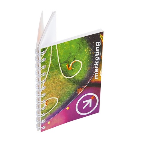 A6 SPIRAL BLOCK PP COVER SMOOTH COLOR CUSTOMIZABLE