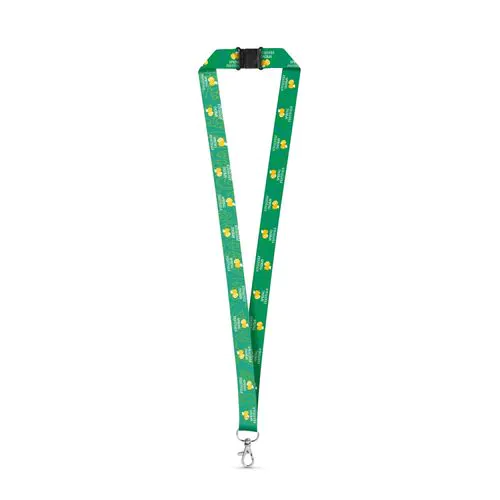 DOVER. Recycled polyester (100% rPET) sublimation lanyard with carabiner DOVER. Recycled polyester (100% rPET) sublimation lanyard with carabiner
