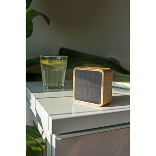 Bamboo wireless speaker 3W B'RIGHT, solar panel | Androwe