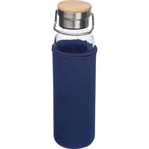 Bouteille en verre avec housse néoprène, 600 ml Bouteille en verre avec housse néoprène, 600 ml