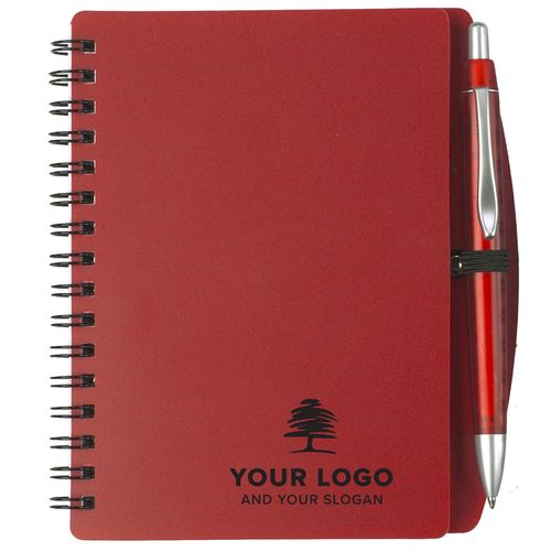 PP notebook with ballpen Kimora