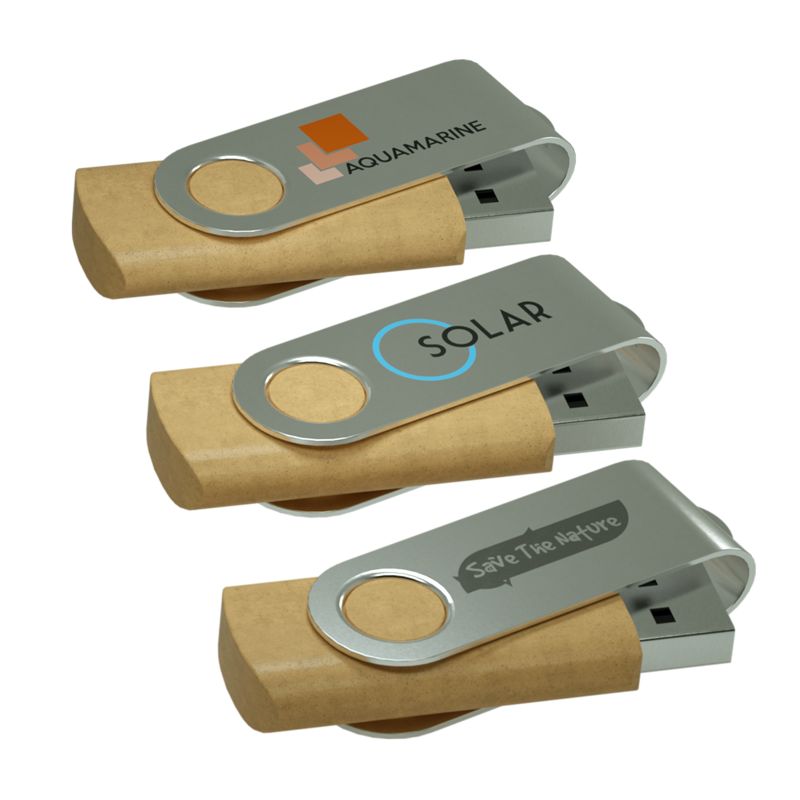 Chiave in plastica riciclata e metallo Twist ECO Chiave in plastica riciclata e metallo Twist ECO