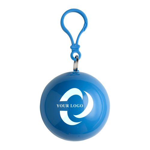 Etui boule contenant un poncho Pippa