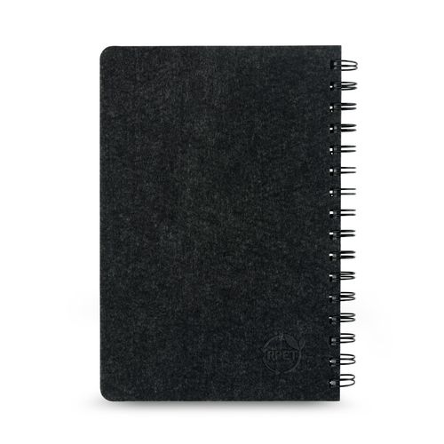 MISHIMA. Block notes A5 con copertina semirigida in feltro riciclato (100% rPET) , con spirale e pagine a righe MISHIMA. Block notes A5 con copertina semirigida in feltro riciclato (100% rPET) , con spirale e pagine a righe