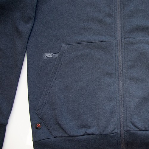 Felpa full zip con cappuccio TALCO