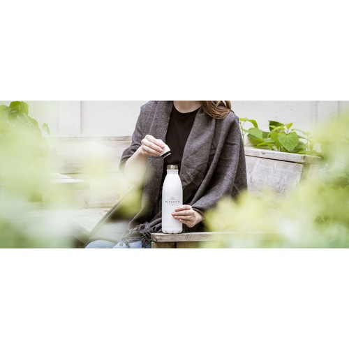 Topflask Premium RCS Recycled Steel 500 ml bouteille