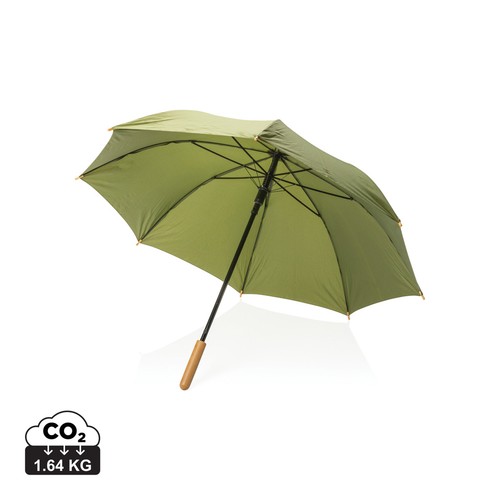 23" Impact AWARE™ RPET 190T auto open bamboo umbrella 23" Impact AWARE™ RPET 190T auto open bamboo umbrella
