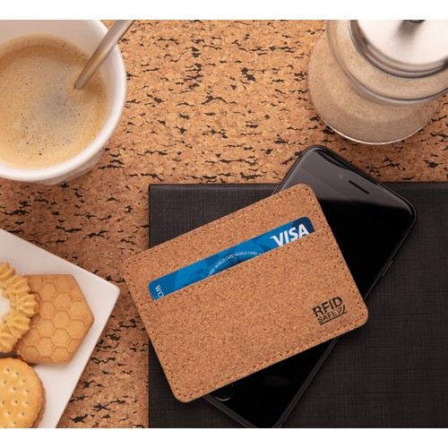 Cork secure RFID slim wallet Cork secure RFID slim wallet