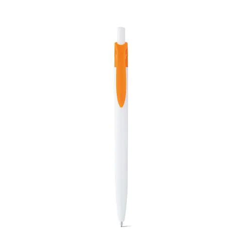 MARS. Penna a sfera in ABS con clip colorata