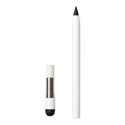 Matita a lunga durata cancellabile in alluminio, con gommino per touch screen e gomma Matita a lunga durata cancellabile in alluminio, con gommino per touch screen e gomma