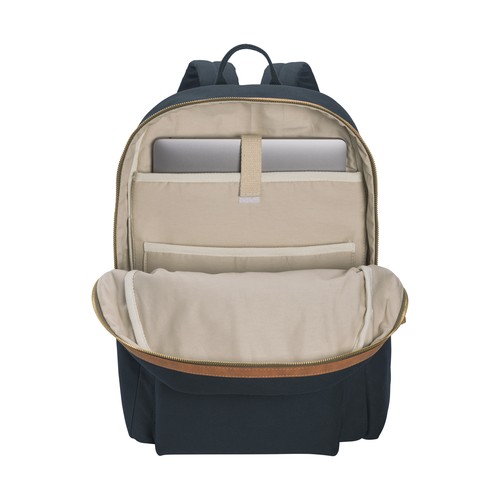 Mochila de lona reciclada con compartimento acolchado para el portátil Mochila de lona reciclada con compartimento acolchado para el portátil