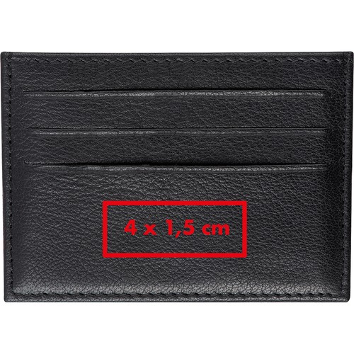 Leather RFID credit card case