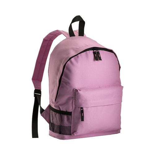 600D polyester 3-pocket backpack (one mesh side pocket). Adjustable shoulder straps 600D polyester 3-pocket backpack (one mesh side pocket). Adjustable shoulder straps