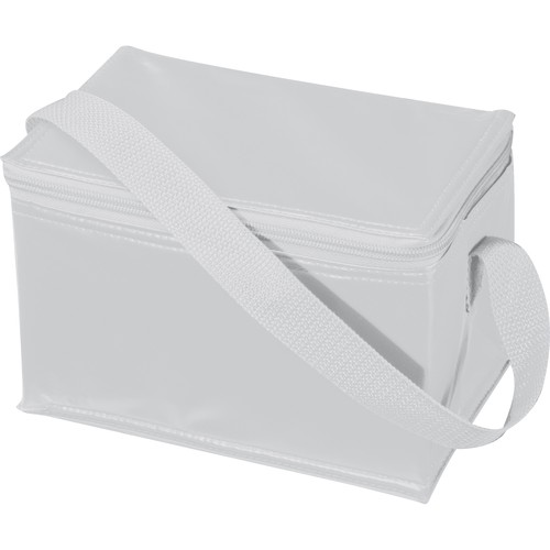 Nevera portátil para 6 latas.