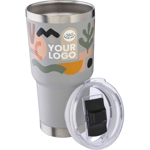 Stainless steel double-walled drinking mug 590 ml Arnold