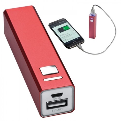 Metal power bank PORT HOPE 2200mAh Metal power bank PORT HOPE 2200mAh