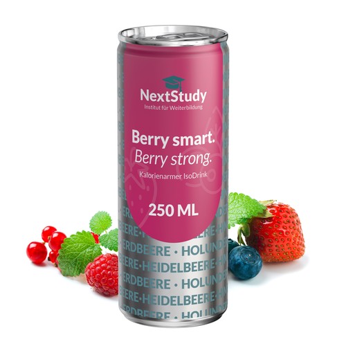 Iso Sports Drink Fruits rouges, Fullbody transparent (mat)