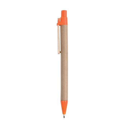 Cardboard snap pen with wooden clip Cardboard snap pen with wooden clip