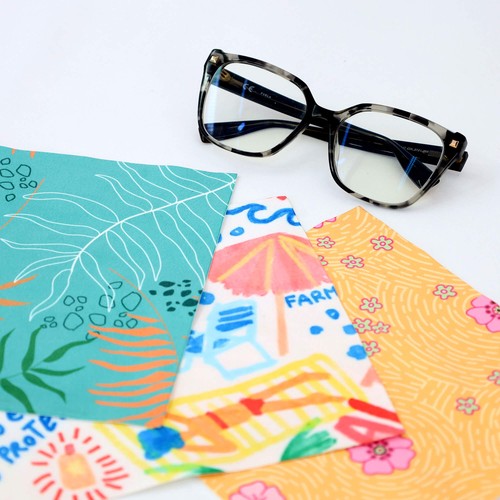 CUSTOMIZABLE MICROFIBER GLASSES CLOTH