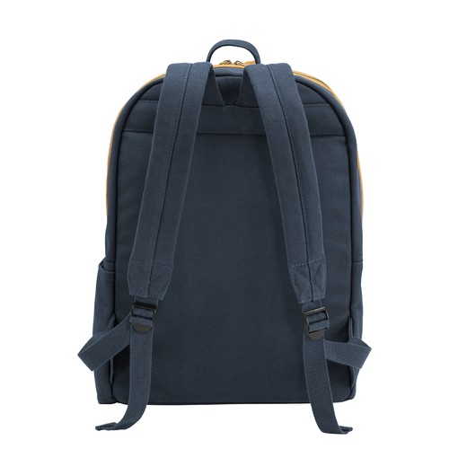 Mochila de lona reciclada con compartimento acolchado para el portátil Mochila de lona reciclada con compartimento acolchado para el portátil