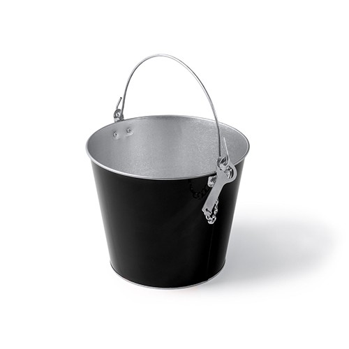 Secchiello in metallo con apribottiglia, 6L Monastier