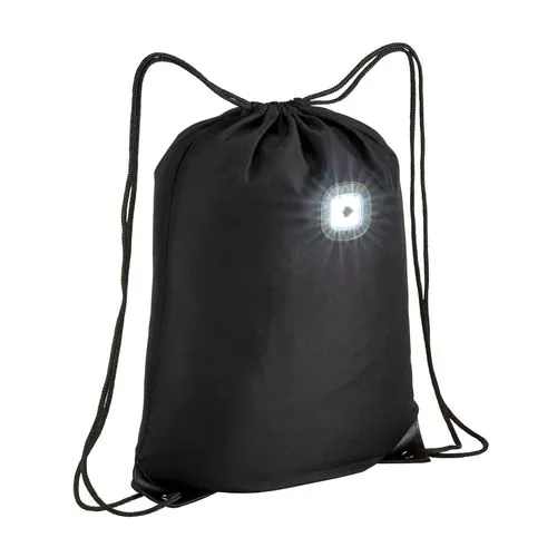 300D polyester backpack with COB LED light, reinforced corners. 300D polyester backpack with COB LED light, reinforced corners.