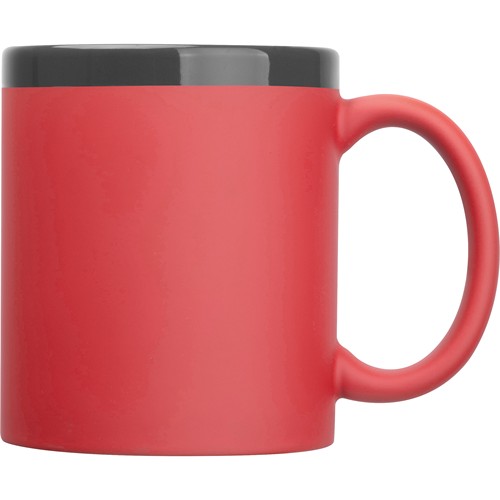 Ceramic mug – rubberized RONALD Ceramic mug – rubberized RONALD