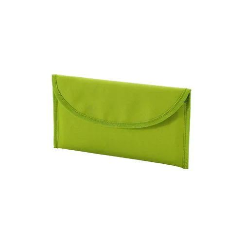 600D polyester document pouch with two pockets and velcro closure
