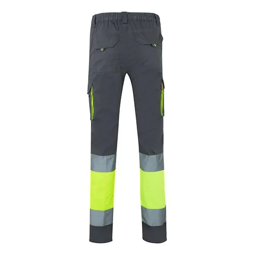 VL ZEUS. Pantaloni elasticizzati bicolore con diverse tasche (240g/m²), in cotone (46%), EME (38%) e poliestere (16%) VL ZEUS. Pantaloni elasticizzati bicolore con diverse tasche (240g/m²), in cotone (46%), EME (38%) e poliestere (16%)