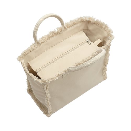 Sac en coton de 450 g/m2. Dote d'une fermeture zippee et d'une poche interieure Sac en coton de 450 g/m2. Dote d'une fermeture zippee et d'une poche interieure
