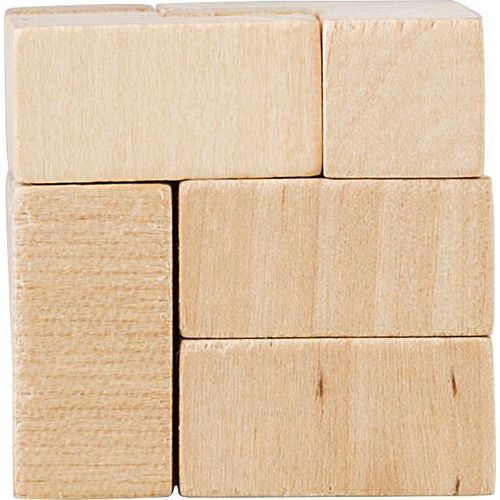 Wooden cube puzzle Amber