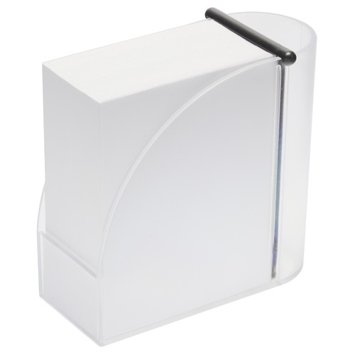 Design memo block holder with integrated organizer Design memo block holder with integrated organizer