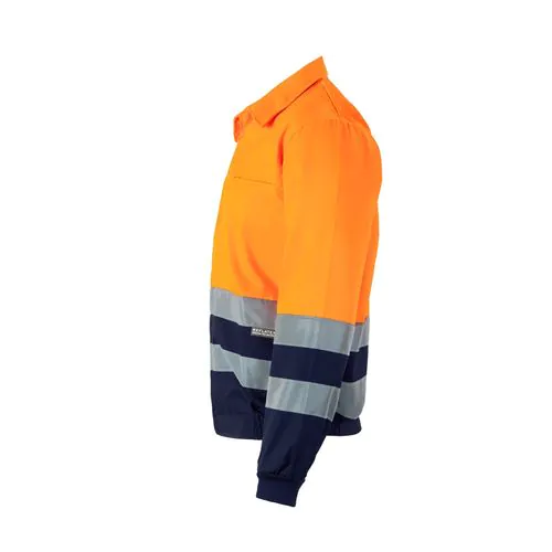 VL NEPTUNE LARGE. Veste en sergé bicolore (210g/m²) en polyester (80%) et coton (20%) VL NEPTUNE LARGE. Veste en sergé bicolore (210g/m²) en polyester (80%) et coton (20%)