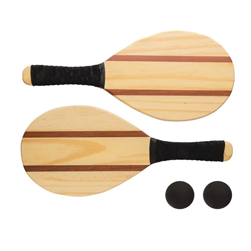 Frescobol Tennis-Set aus Holz Frescobol Tennis-Set aus Holz
