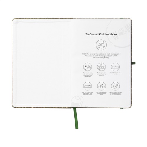 TeaGround Cork Notebook A5 carnet de notes TeaGround Cork Notebook A5 carnet de notes