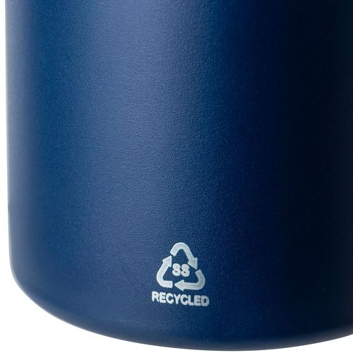 Recycelte doppelwandige Edelstahlflasche (600 ml) Mace
