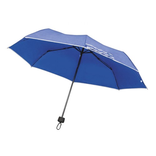 PARAPLUIE PLIANT BLEU BORD BLANC PARAPLUIE PLIANT BLEU BORD BLANC