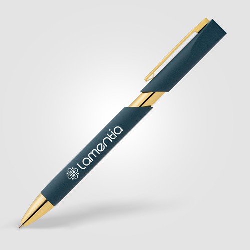 Aurelia Recycled Plastic Gold Trim Pen Aurelia Recycled Plastic Gold Trim Pen
