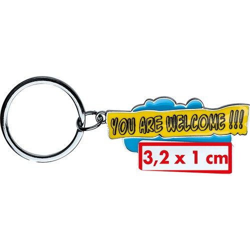 Brelok metalowy CrisMa You Are Welcome Brelok metalowy CrisMa You Are Welcome