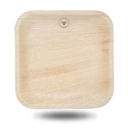 Square Palm Leaf Plate (23cm)