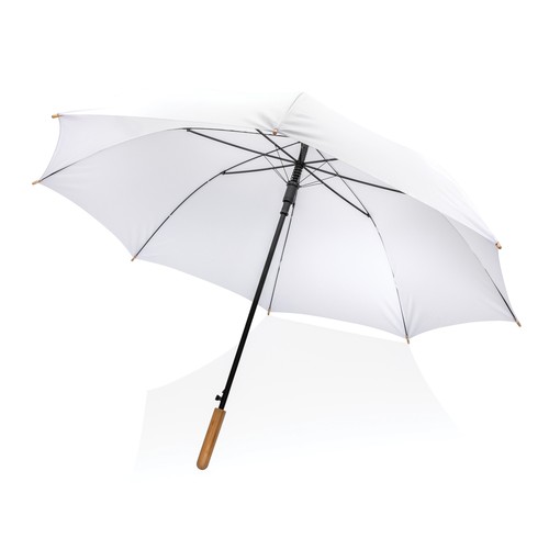 27" Impact AWARE™ RPET 190T auto open bamboe paraplu 27" Impact AWARE™ RPET 190T auto open bamboe paraplu